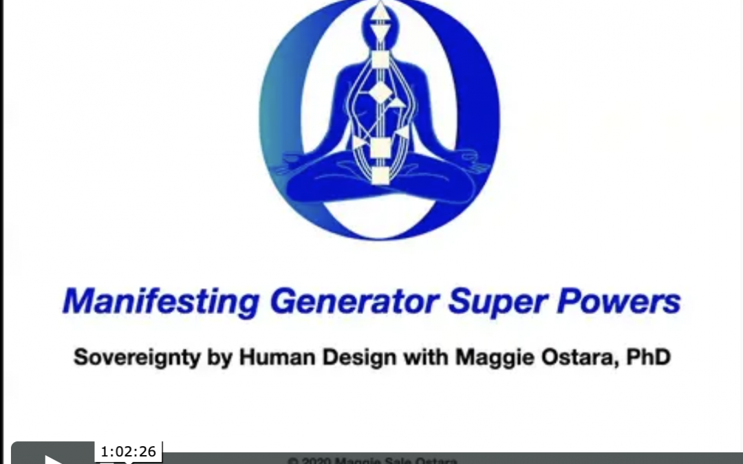 Manifesting Generator Super Powers